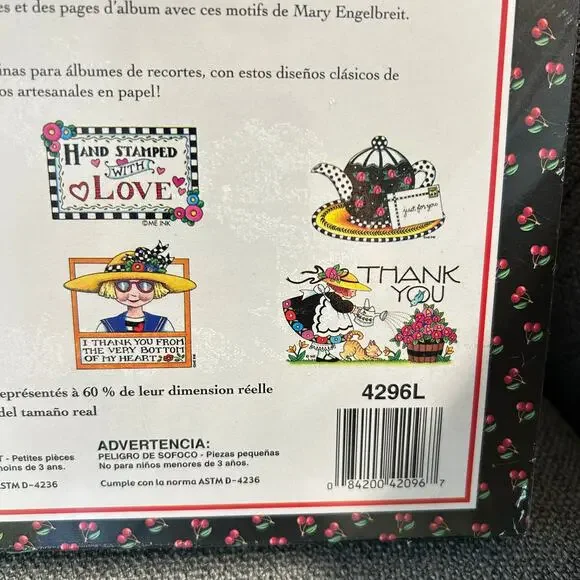 All Night Media Best of Mary Engelbreit set of 9 Rubber Stamps 4 Queen 2 - Picture 6 of 7